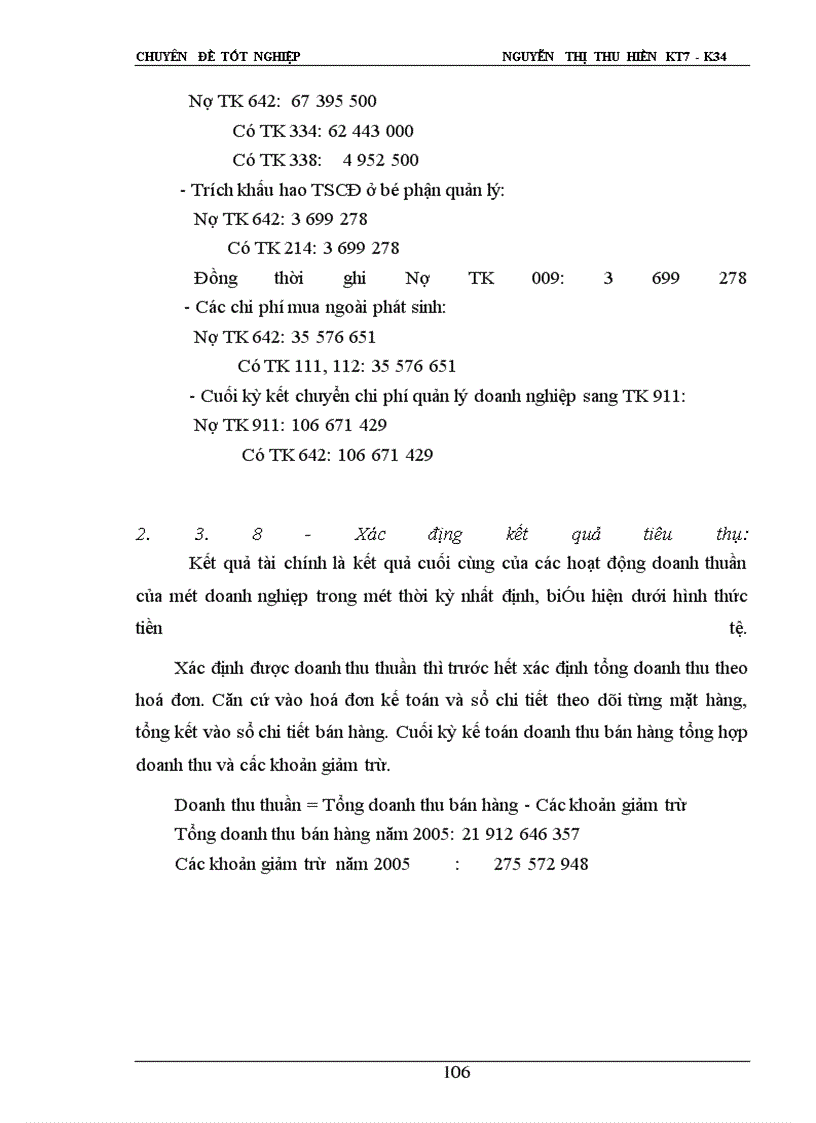 image for page Hạch toán quá trình lưu chuyển hàng hóa và xác định kết quả kinh doanh tại Trung tâm Nông sản Thực phẩm