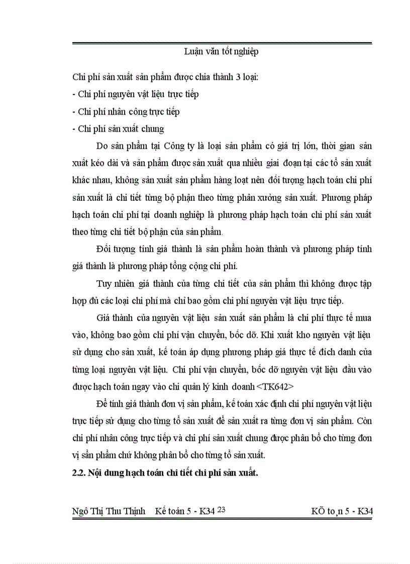 image for page Hoàn thiện hạch toán chi phí sản xuất và tính giá thành sản phẩm tại công ty cổ phần chế tạo máy biến thế Hà Nội