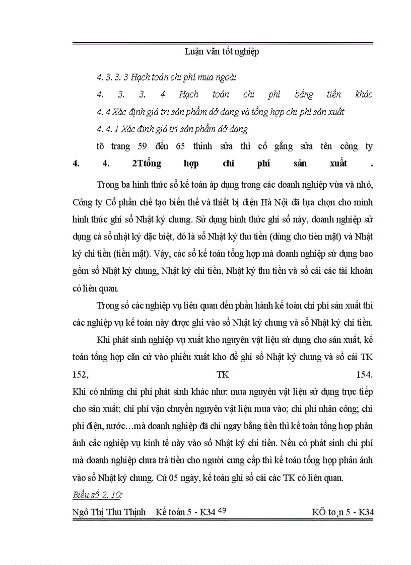 image for page Hoàn thiện hạch toán chi phí sản xuất và tính giá thành sản phẩm tại công ty cổ phần chế tạo máy biến thế Hà Nội