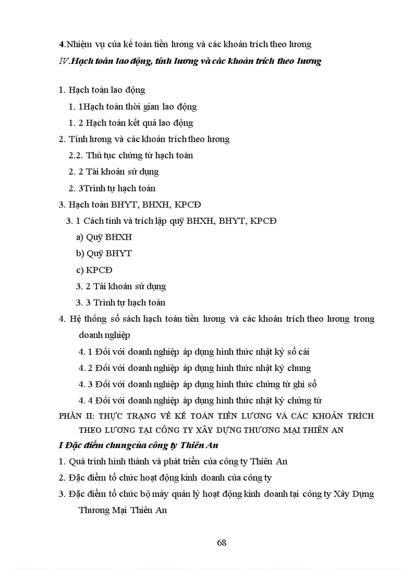 image for page Kế toán tiền lương và các khoản trích theo lương tại Công ty Xây Dựng và Thương mại Thiên An