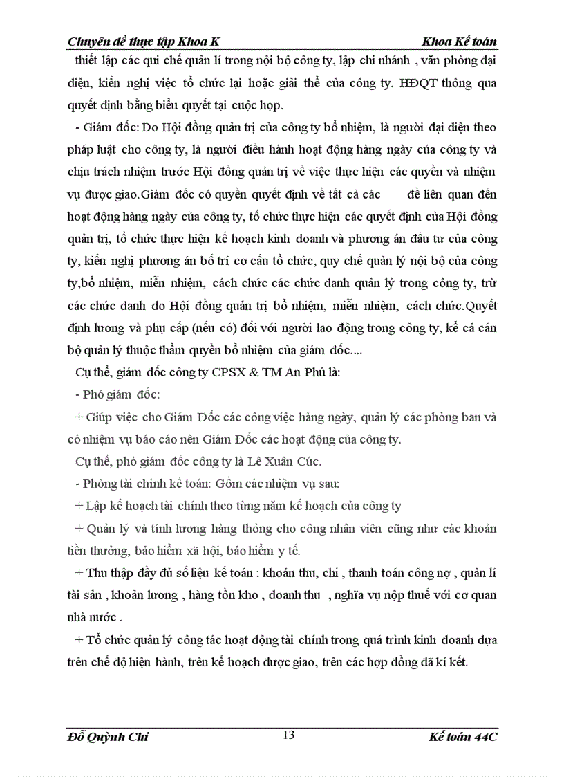 image for page Hạch toán vốn bằng tiền tại công ty Cổ phần SX&TM Hoá chất An Phú