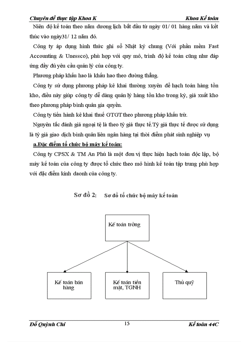 image for page Hạch toán vốn bằng tiền tại công ty Cổ phần SX&TM Hoá chất An Phú