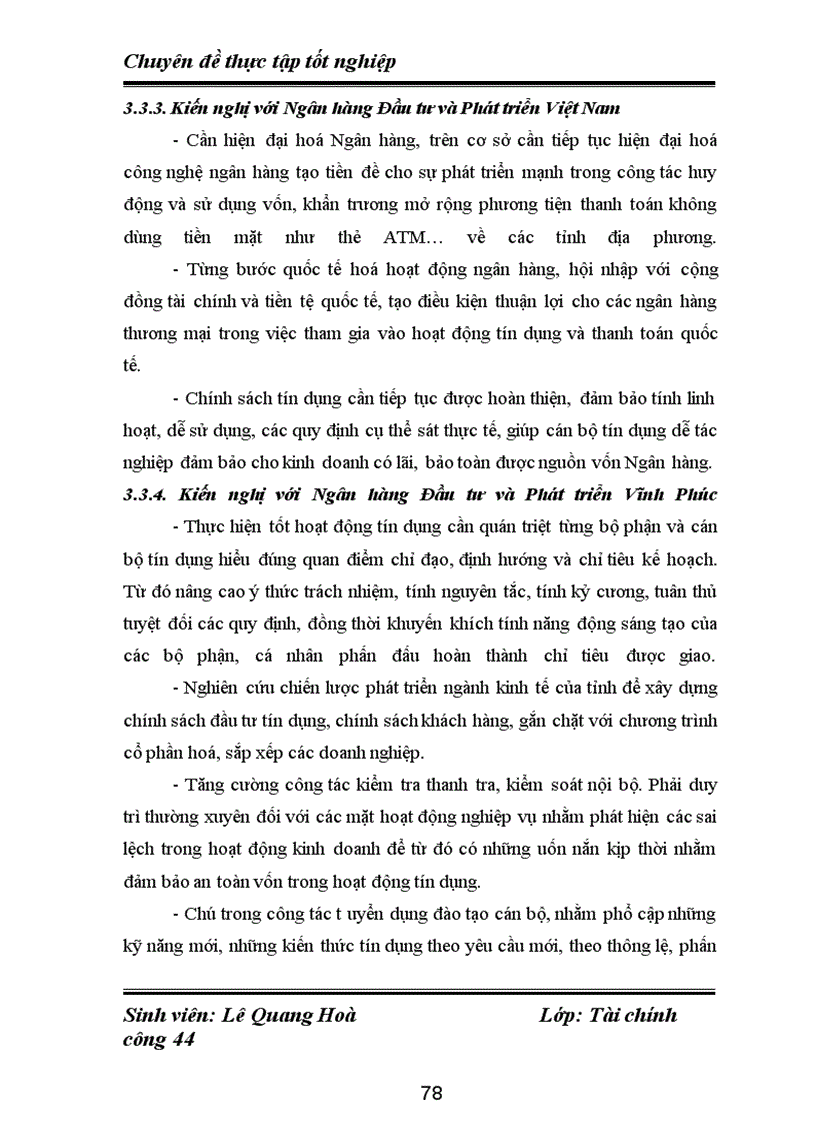 image for page Một số giải pháp nhằm hạn chế rủi ro tín dụng tại chi nhánh Ngân hàng Đầu tư và Phát triển