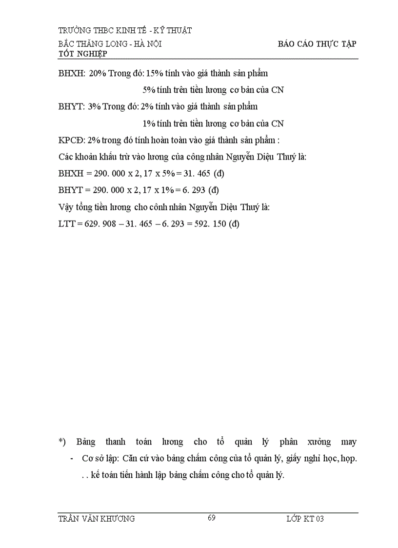 image for page Báo cáo thực tập tại Công ty cổ phần may Bắc Giang