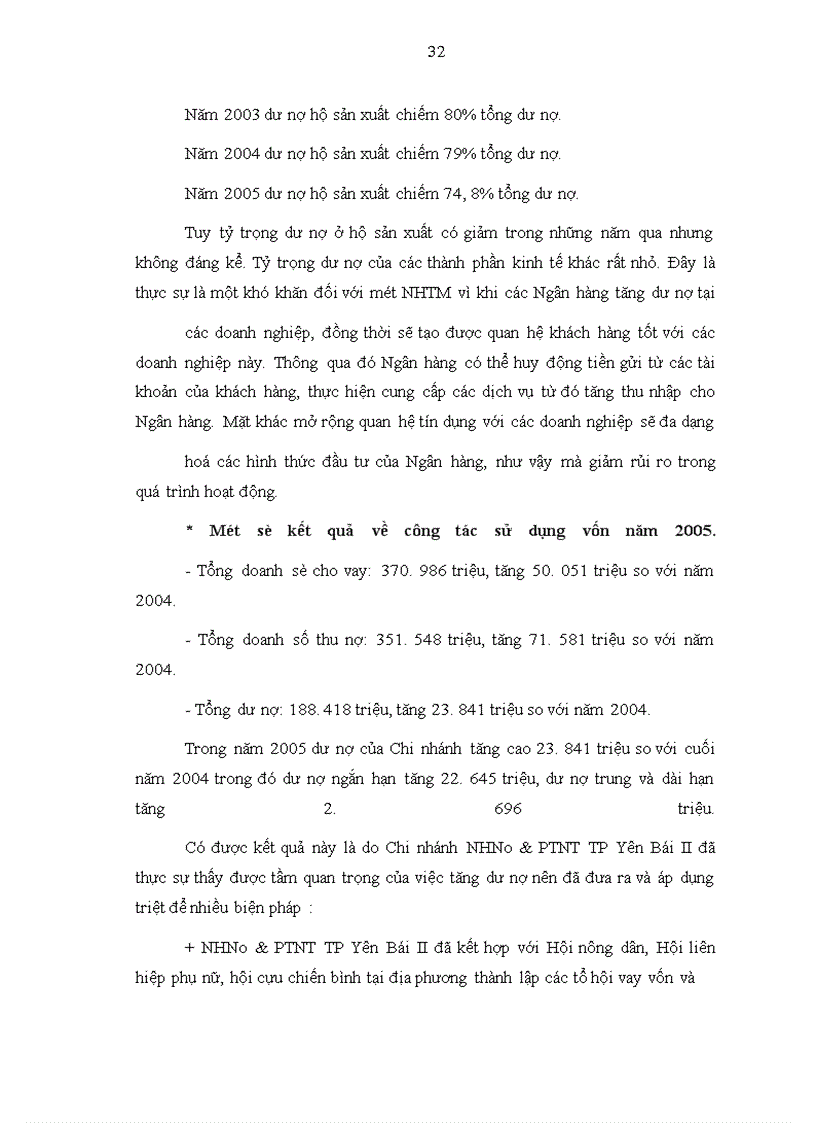 image for page Một số giải pháp nhằm nâng cao hiệu quả hoạt động huy động vốn tại Ngân hàng Nông nghiệp và Phát triển nông thôn Thành phố Yên Bái II