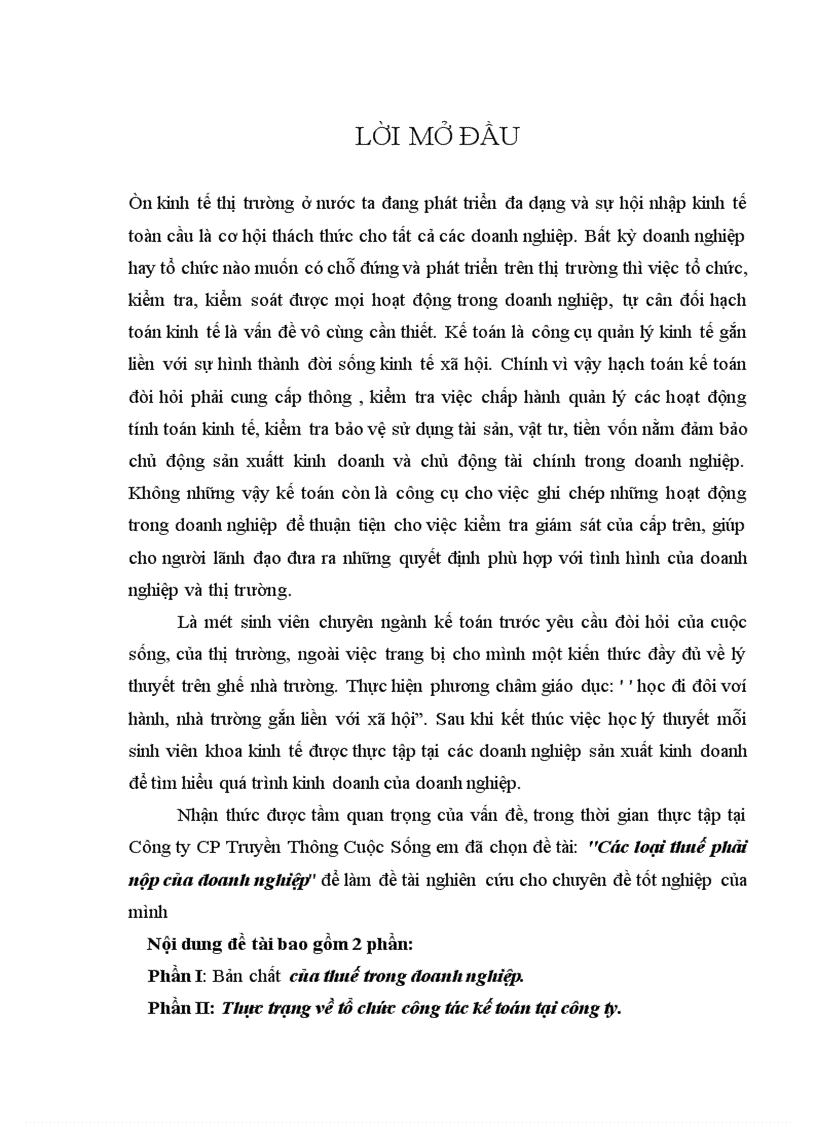 image for page Các loại thuế phải nộp của doanh nghiệp