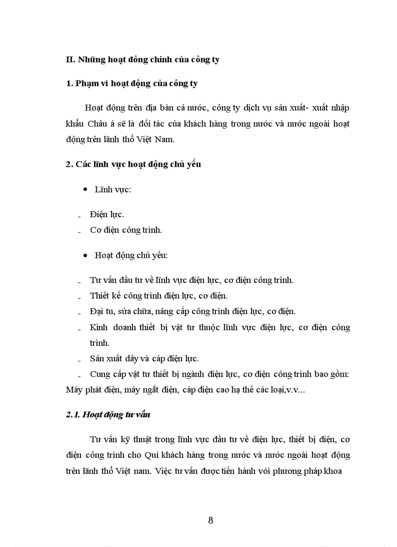 image for page Tổng hợp về công tác kế toán tại Công ty Dịch vụ sản xuất xuất nhập khẩu Châu á