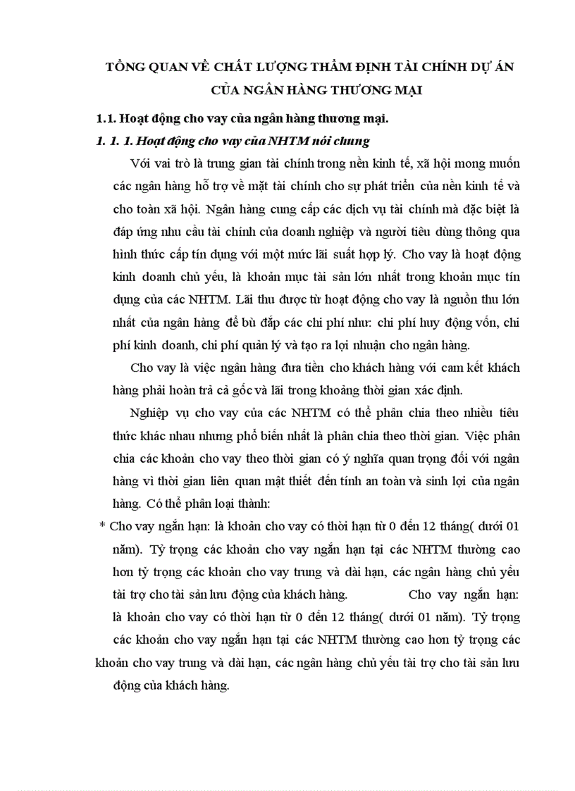 image for page Nâng cao chất lượng thẩm định tài chính dự án tại ngân hàng công thương chi nhánh Ba Đình