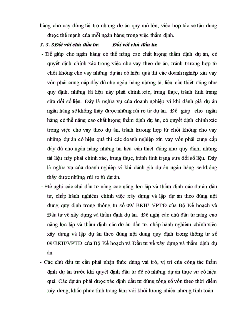 image for page Nâng cao chất lượng thẩm định tài chính dự án tại ngân hàng công thương chi nhánh Ba Đình
