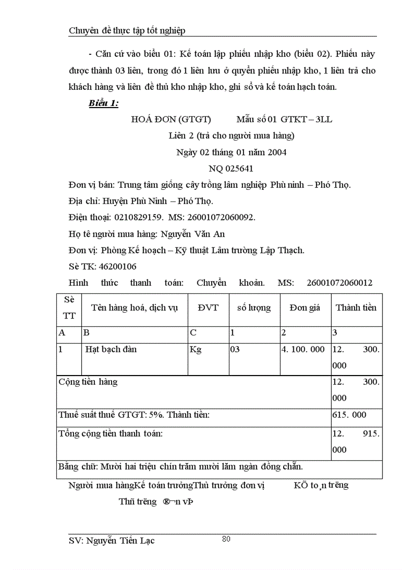image for page Hoàn thiện công tác kế toán Nguyên vật liệu ở Lâm trường Lập Thạch