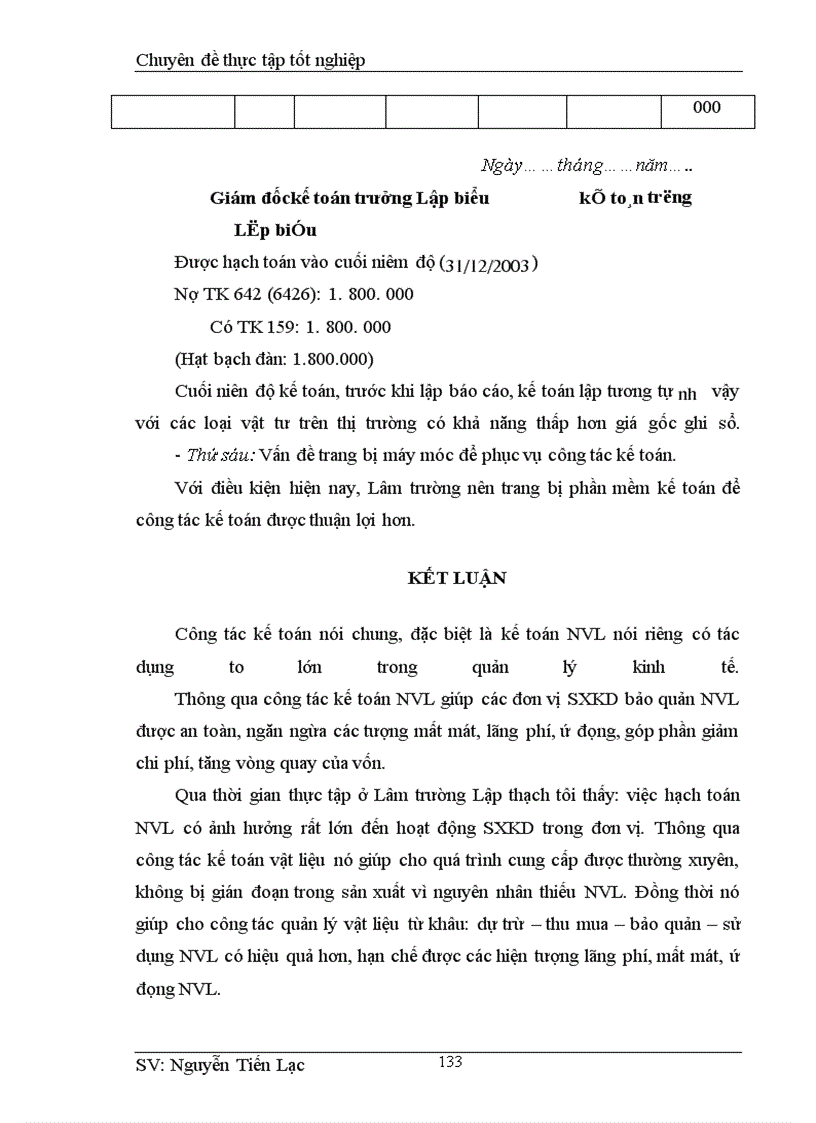 image for page Hoàn thiện công tác kế toán Nguyên vật liệu ở Lâm trường Lập Thạch