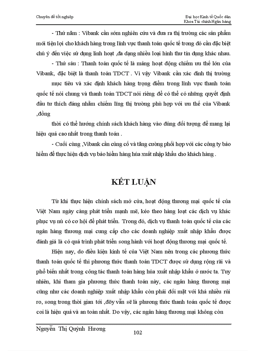 image for page Giải pháp phát triển thanh toán tín dụng chứng từ tại Ngân hàng TMCP Quốc tế Việt Nam (Vibank)
