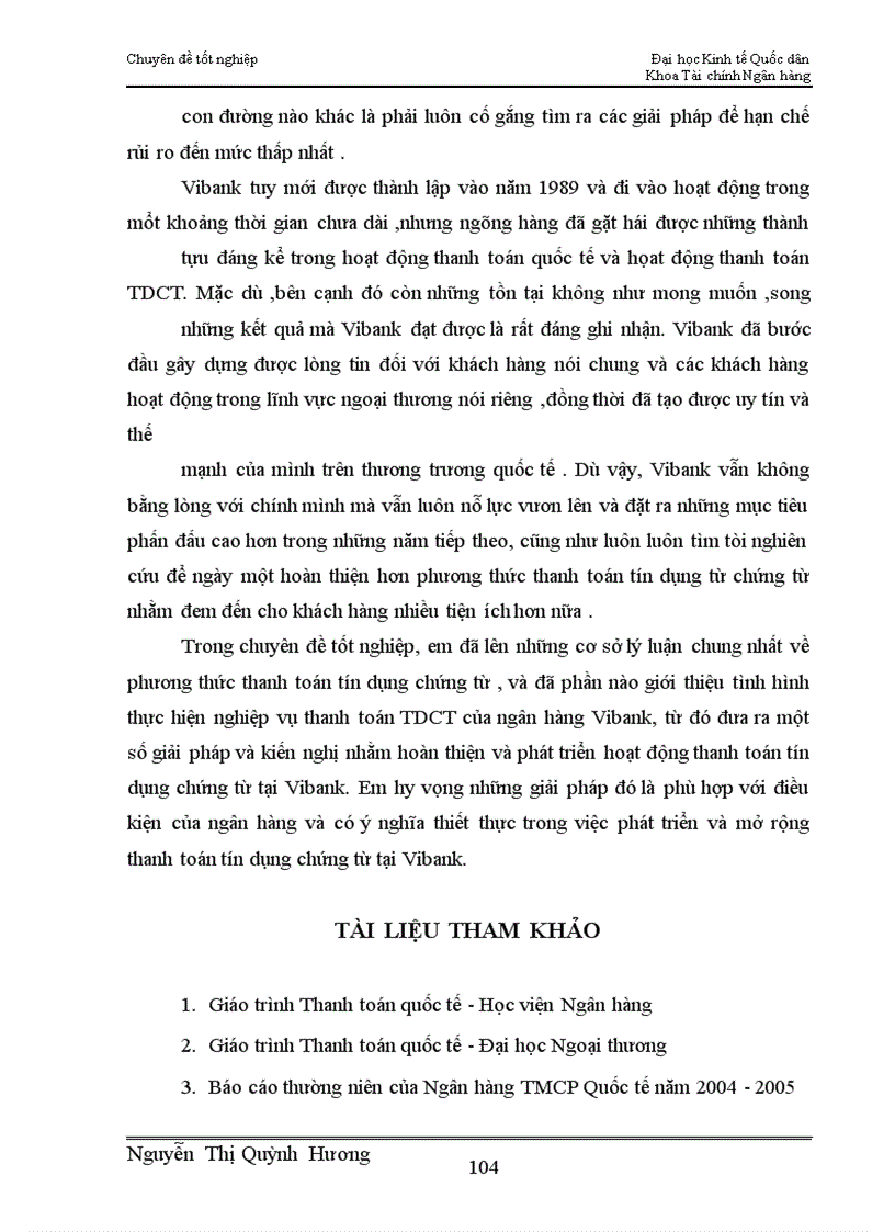 image for page Giải pháp phát triển thanh toán tín dụng chứng từ tại Ngân hàng TMCP Quốc tế Việt Nam (Vibank)