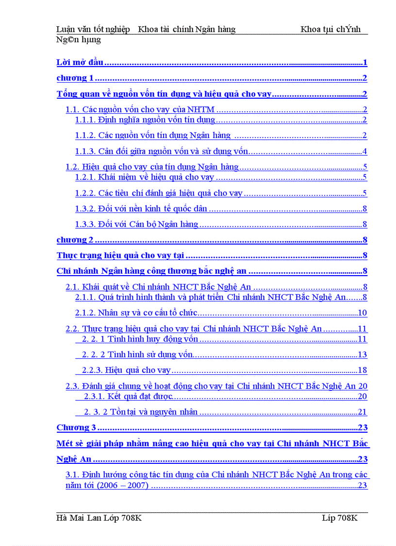 image for page Một số giải pháp nhằm nâng cao hiệu quả cho vay tại Chi nhánh Ngân hàng Công thương Bắc Nghệ An