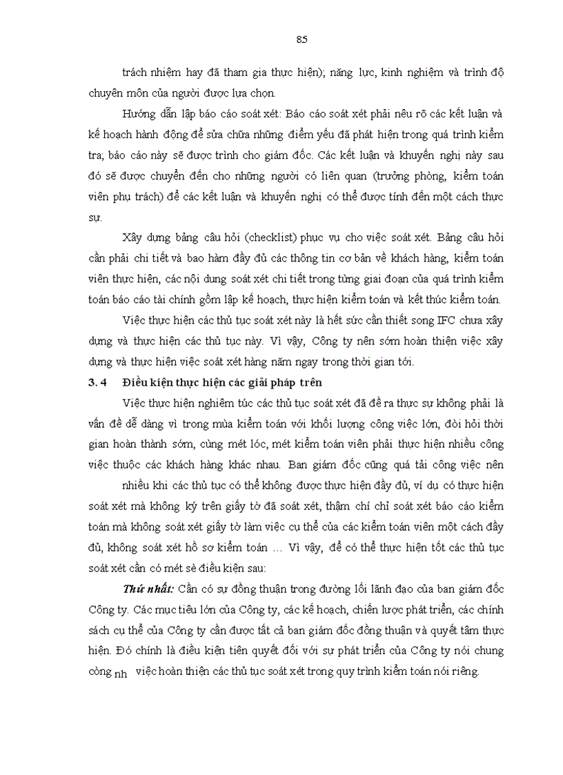 image for page Hoàn thiện thủ tục soát xét trong quy trình kiểm toán báo cáo tài chính tại Công ty Kiểm toán và Tư vấn tài chính Quốc tế- IFC