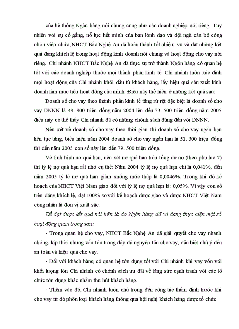 image for page Các giải pháp nâng cao hiệu quả cho vay tại Ngân hàng Công thương Bắc Nghệ An