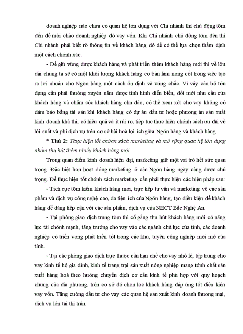 image for page Các giải pháp nâng cao hiệu quả cho vay tại Ngân hàng Công thương Bắc Nghệ An