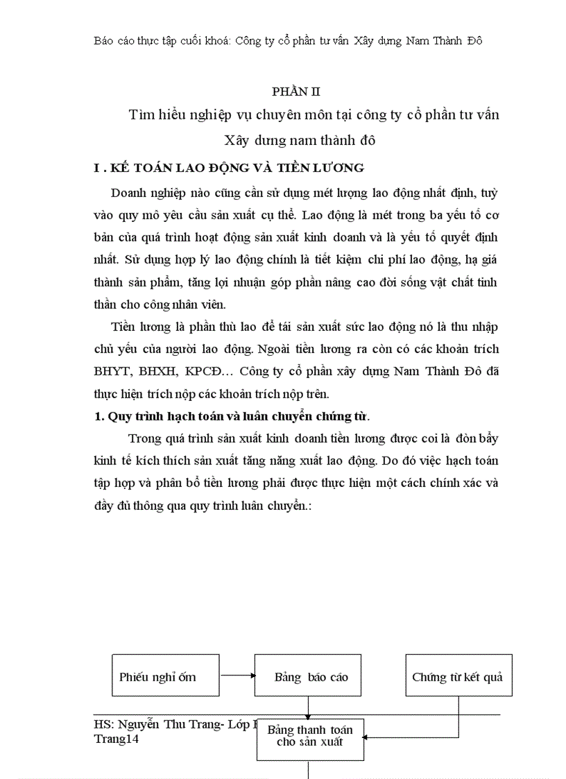 image for page Báo cáo thực tập cuối khoá: Công ty cổ phần tư vấn Xây dựng Nam Thành Đô