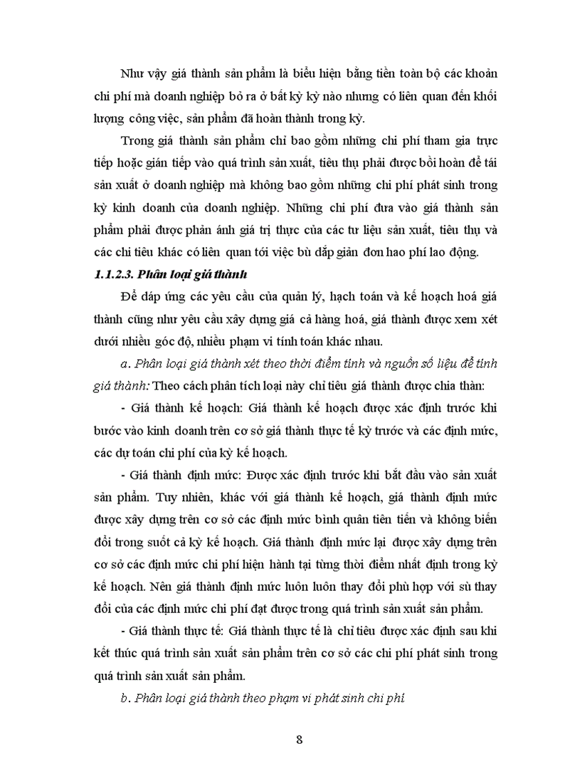 image for page Hoàn thiện kế toán chi phí sản xuất và tính giá thành sản phẩm tại Công ty khai thác công trình thuỷ lợi Sông Nhuệ - Hà Tây