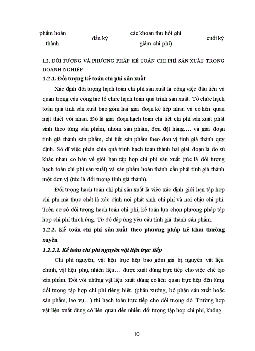 image for page Hoàn thiện kế toán chi phí sản xuất và tính giá thành sản phẩm tại Công ty khai thác công trình thuỷ lợi Sông Nhuệ - Hà Tây