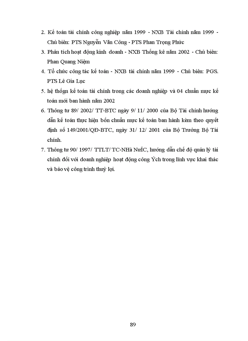 image for page Hoàn thiện kế toán chi phí sản xuất và tính giá thành sản phẩm tại Công ty khai thác công trình thuỷ lợi Sông Nhuệ - Hà Tây