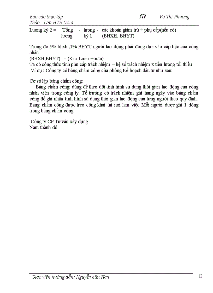 image for page Báo cáo thực tập tại công ty CP Tư vấn xây dựng Nam Thành Đô