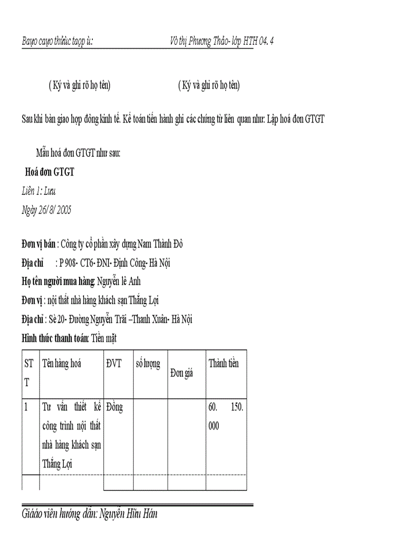 image for page Báo cáo thực tập tại công ty CP Tư vấn xây dựng Nam Thành Đô