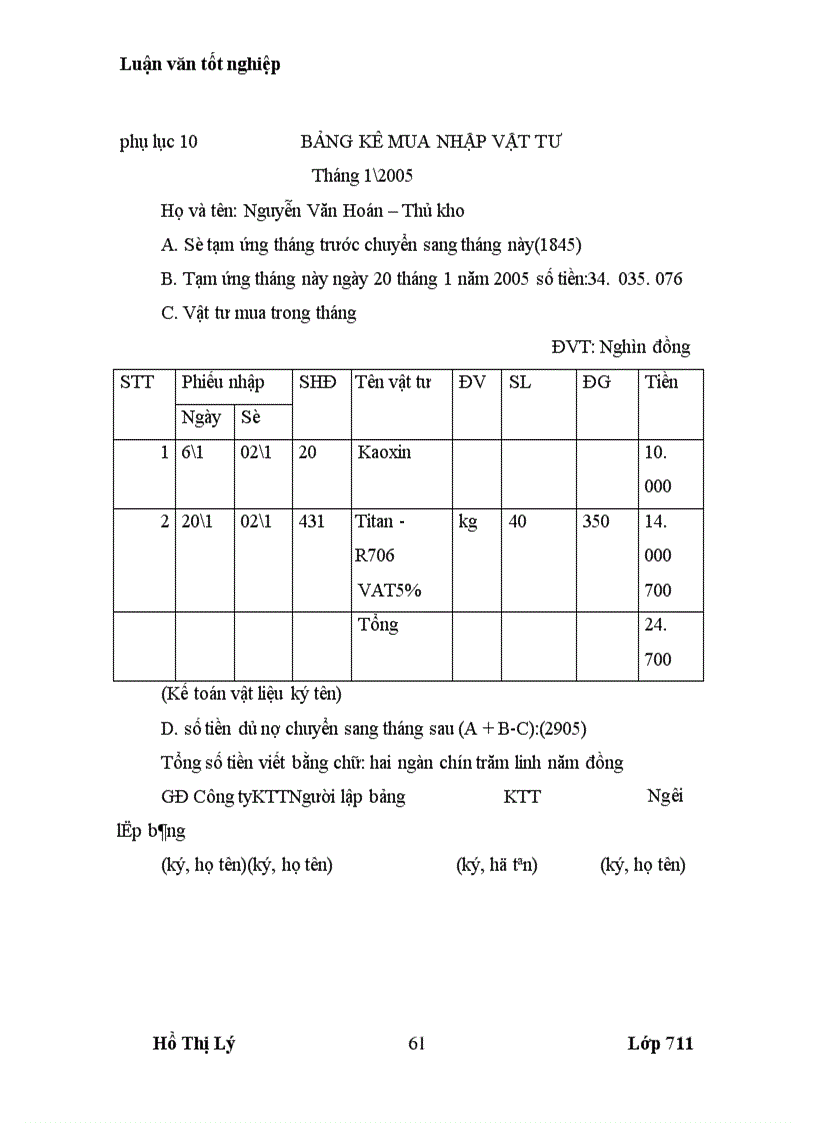 image for page Tổ chức công tác kế toán nguyên liệu, vật liệu tại công ty TNHH Hoá Bách Khoa