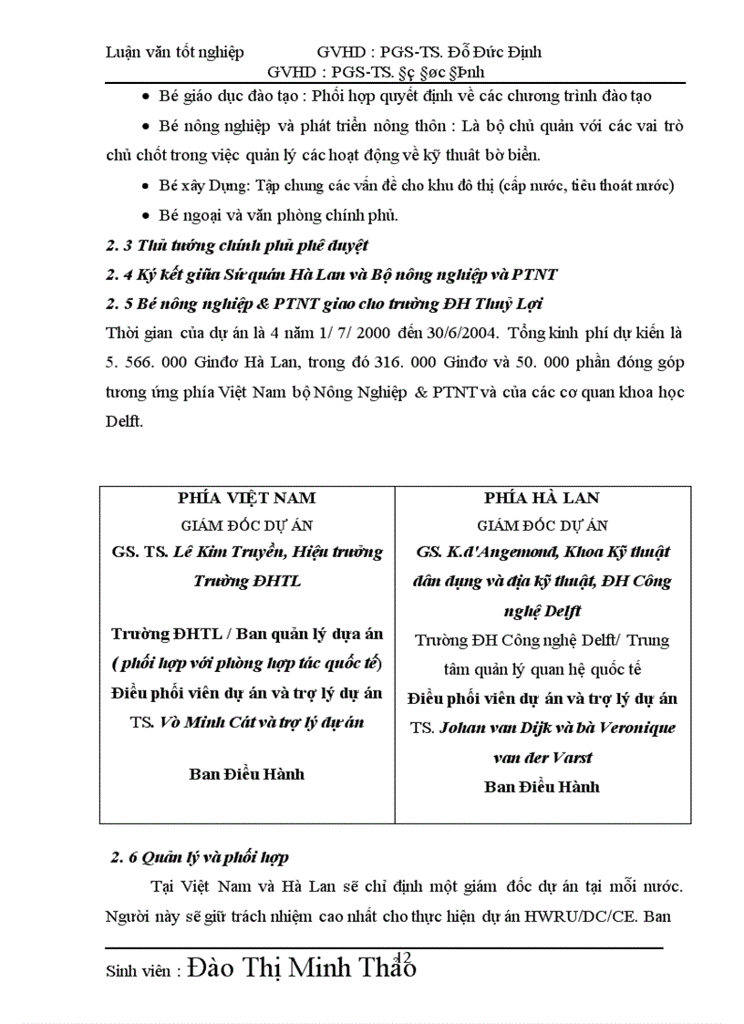 image for page Hợp tác về giáo dục -đào tạo giữa Hà Lan với trường ĐH Thuỷ Lợi: Thực trạng và giải pháp