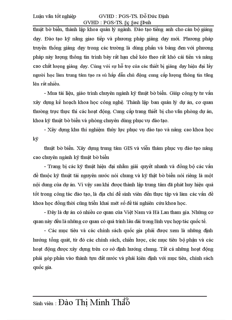 image for page Hợp tác về giáo dục -đào tạo giữa Hà Lan với trường ĐH Thuỷ Lợi: Thực trạng và giải pháp