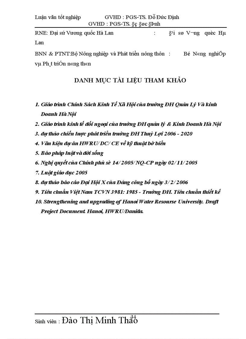 image for page Hợp tác về giáo dục -đào tạo giữa Hà Lan với trường ĐH Thuỷ Lợi: Thực trạng và giải pháp