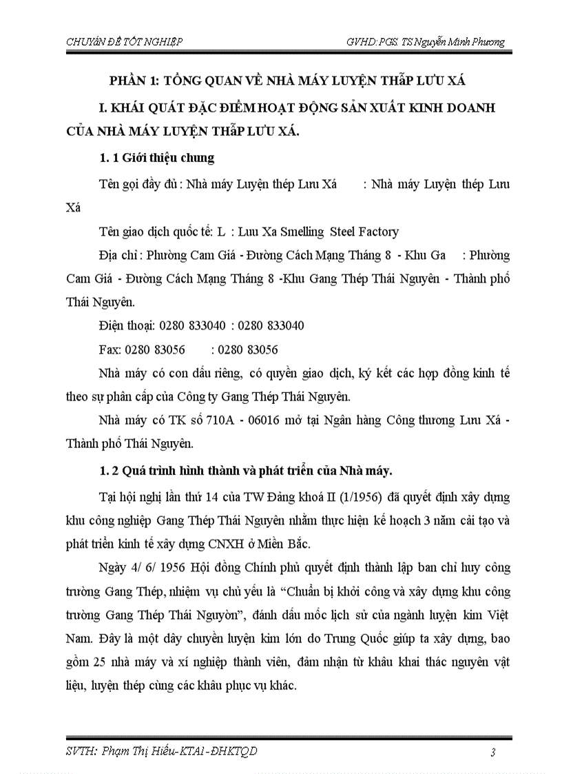 image for page Hoàn thiện kế toán nguyên vật liệu ở Nhà máy Luyện thép Lưu Xá