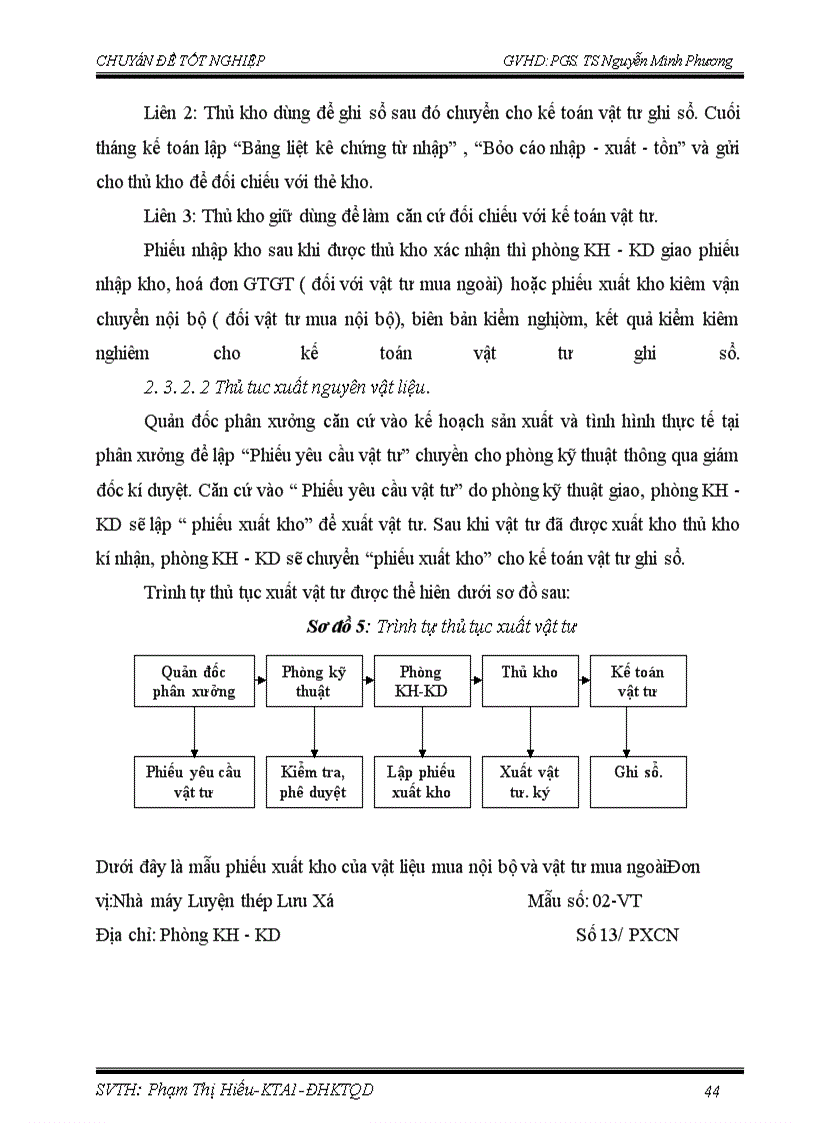 image for page Hoàn thiện kế toán nguyên vật liệu ở Nhà máy Luyện thép Lưu Xá