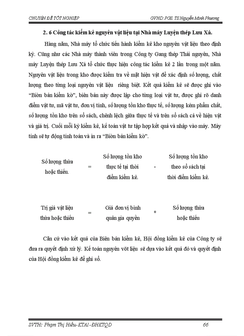 image for page Hoàn thiện kế toán nguyên vật liệu ở Nhà máy Luyện thép Lưu Xá