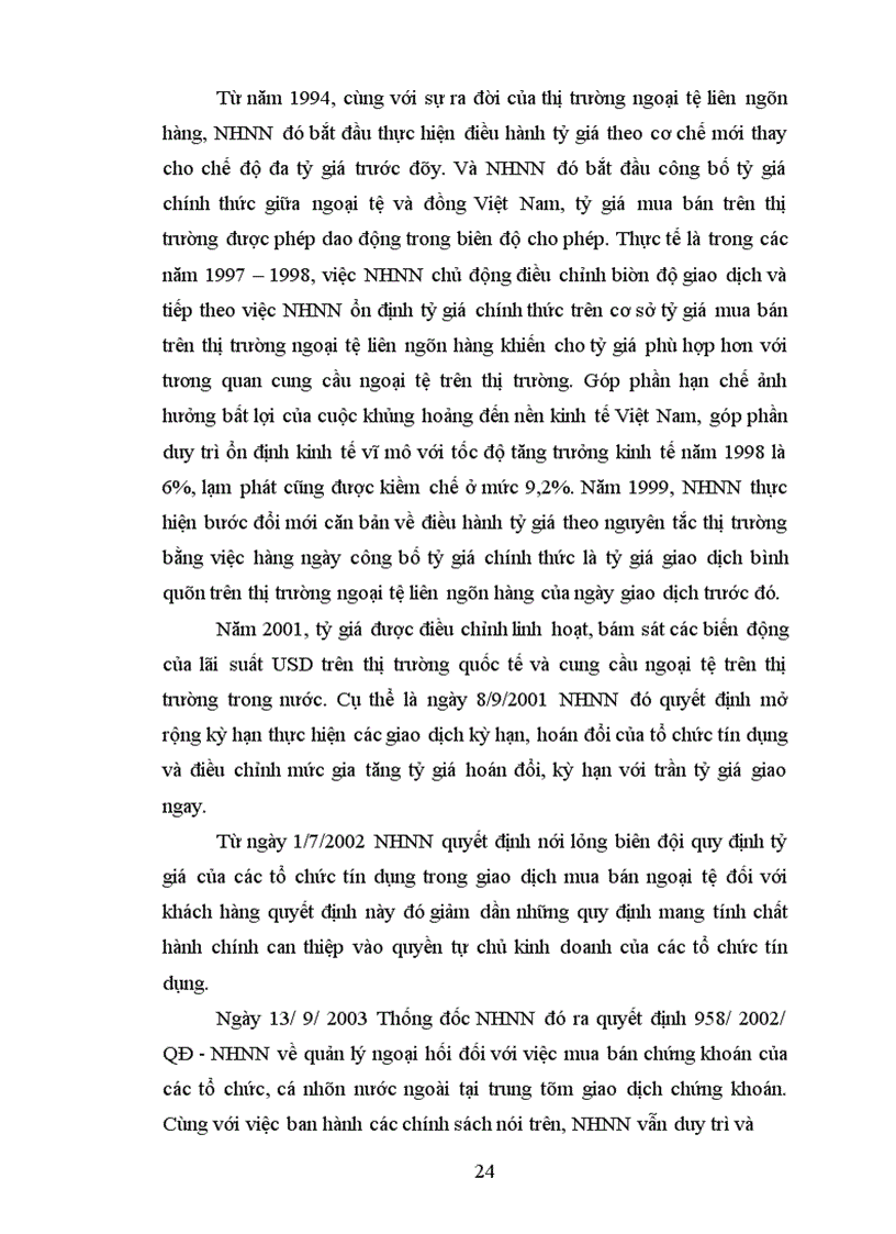 image for page Chính sách tiền tệ trong nền kinh tế mở