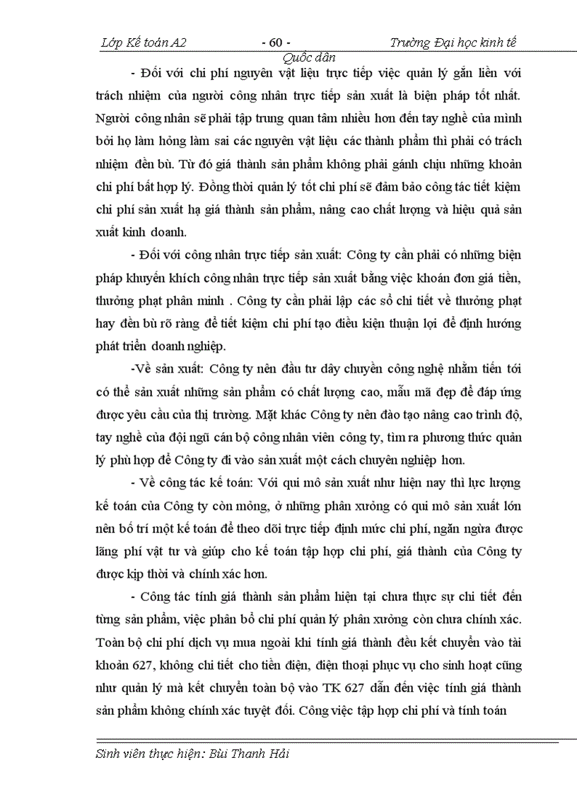 image for page Tổ chức công tác kế toán tập hợp chi phí sản xuất và tính giá thành sản phẩm ở Công ty Cổ phần cơ khí đúc gang Thanh Sơn
