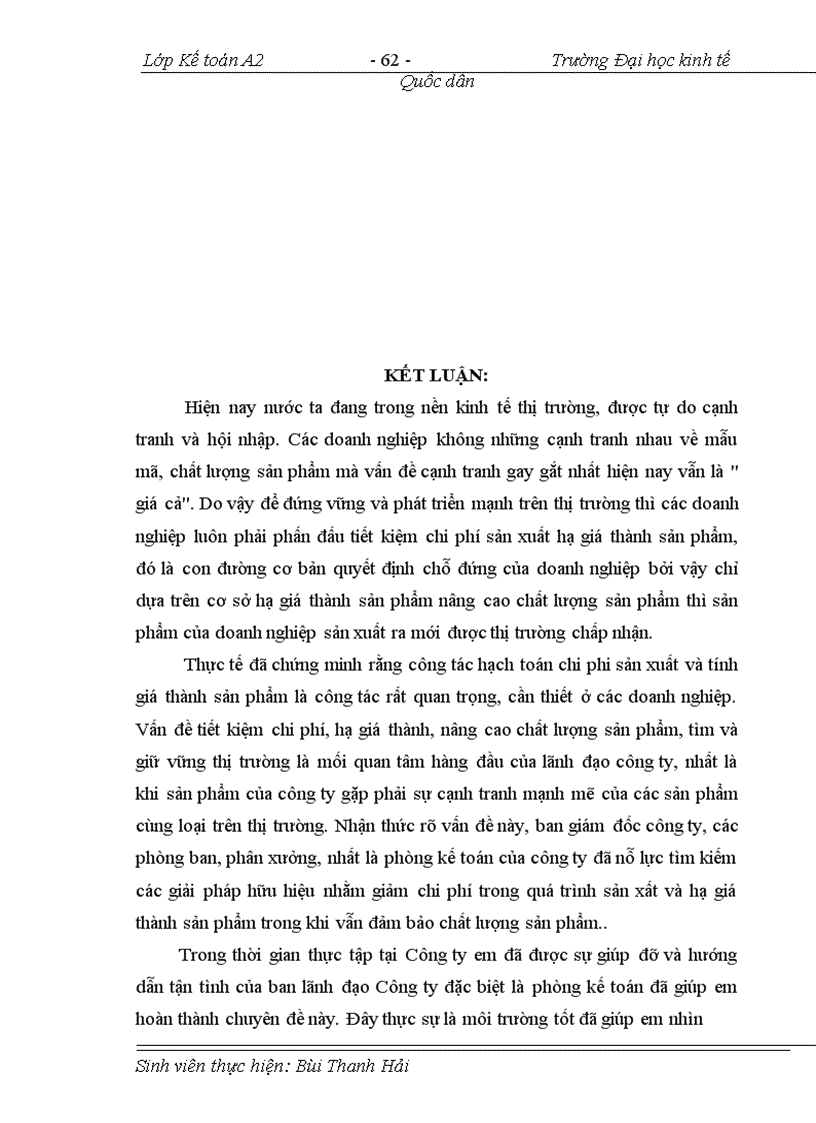 image for page Tổ chức công tác kế toán tập hợp chi phí sản xuất và tính giá thành sản phẩm ở Công ty Cổ phần cơ khí đúc gang Thanh Sơn