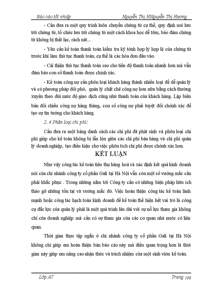 image for page Hoàn thiện kế toán tiêu thụ và xác định kết quả tiêu thụ của chi nhánh Công ty Cổ phần Gali tại Hà Nội