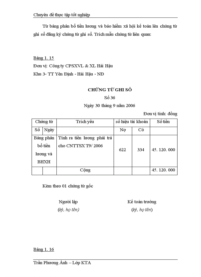 image for page Kế toán chi phí sản xuất và tính giá thành sản phẩm ở Công ty Cổ phần sản xuất vật liệu và xây lắp Hải Hậu