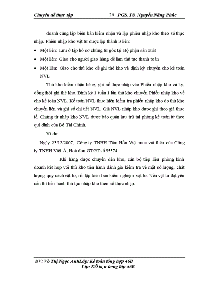 image for page Thực trạng kế toán nguyên vật liệu tại công ty TNHH Tâm Hồn Việt