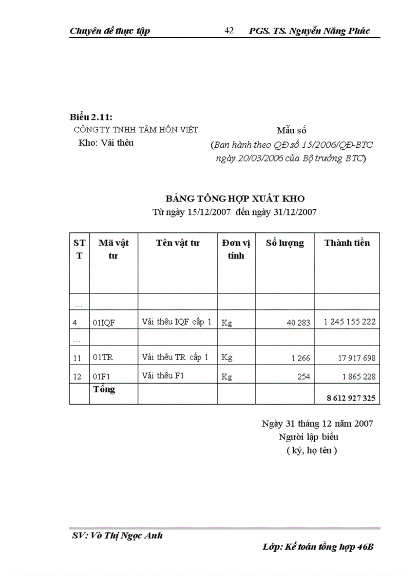 image for page Thực trạng kế toán nguyên vật liệu tại công ty TNHH Tâm Hồn Việt
