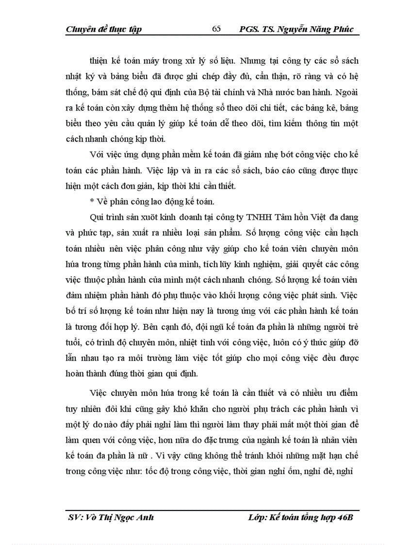 image for page Thực trạng kế toán nguyên vật liệu tại công ty TNHH Tâm Hồn Việt