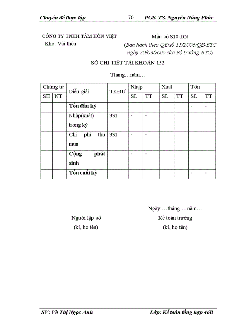 image for page Thực trạng kế toán nguyên vật liệu tại công ty TNHH Tâm Hồn Việt