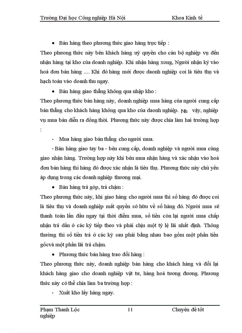 image for page Hoàn thiện kế toán bán hàng và xác định kết quả kinh doanh trong Công ty TNHH Thương mại & Du lịch Toàn Thắng tại Hà Nội