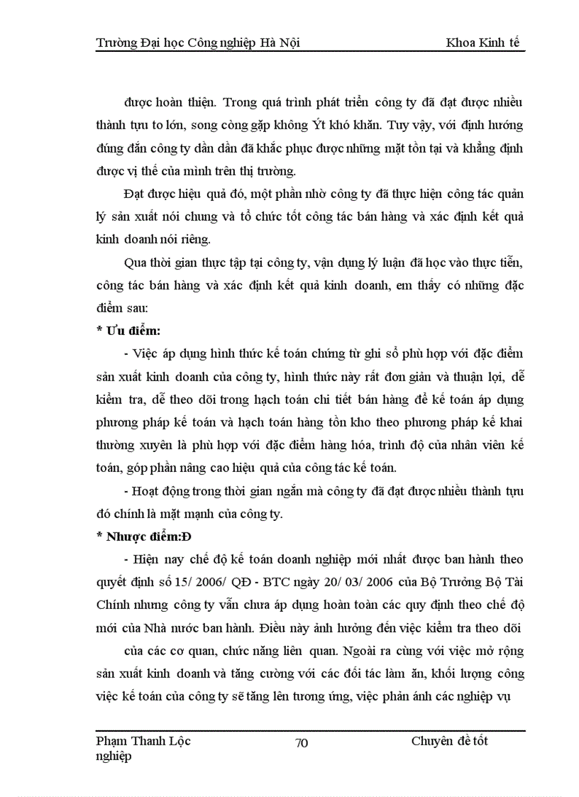 image for page Hoàn thiện kế toán bán hàng và xác định kết quả kinh doanh trong Công ty TNHH Thương mại & Du lịch Toàn Thắng tại Hà Nội