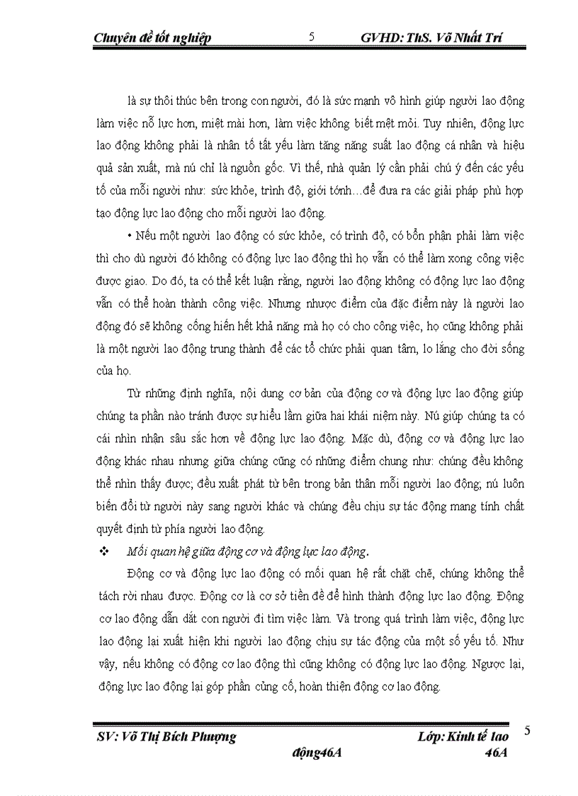 image for page Hoàn thiện công tác tạo động lực cho người lao động tại công ty TNHH Thương Mại Đồng Lực