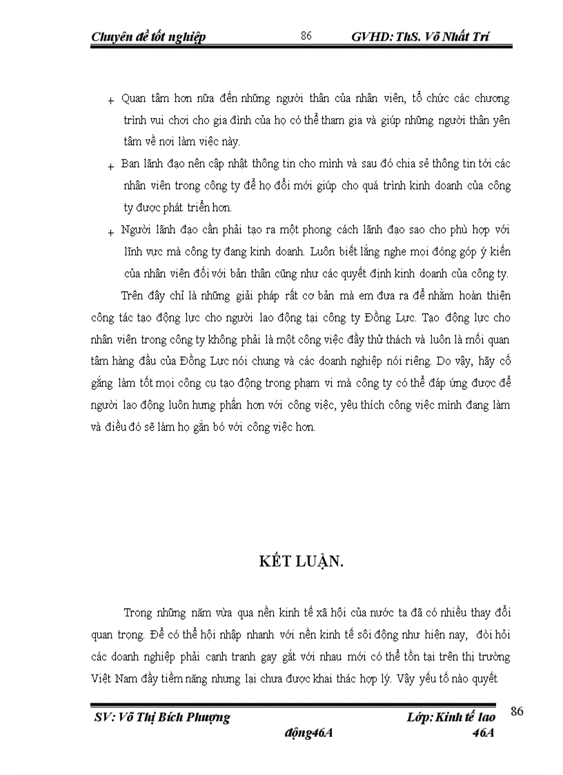 image for page Hoàn thiện công tác tạo động lực cho người lao động tại công ty TNHH Thương Mại Đồng Lực