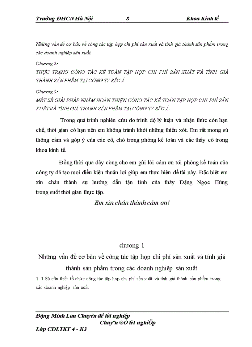 image for page Hoàn thiện kế toán chi phí sản xuất và tính giá thành sản phẩm tại công ty Bắc á
