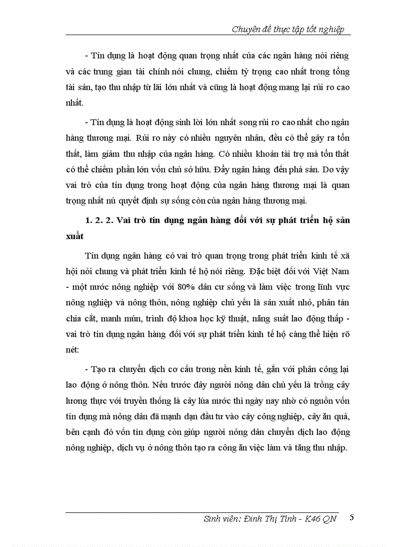 image for page Nâng cao chất lượng Tín dụng hộ sản xuất tại NHNo & PTNT Tỉnh Hà Tĩnh