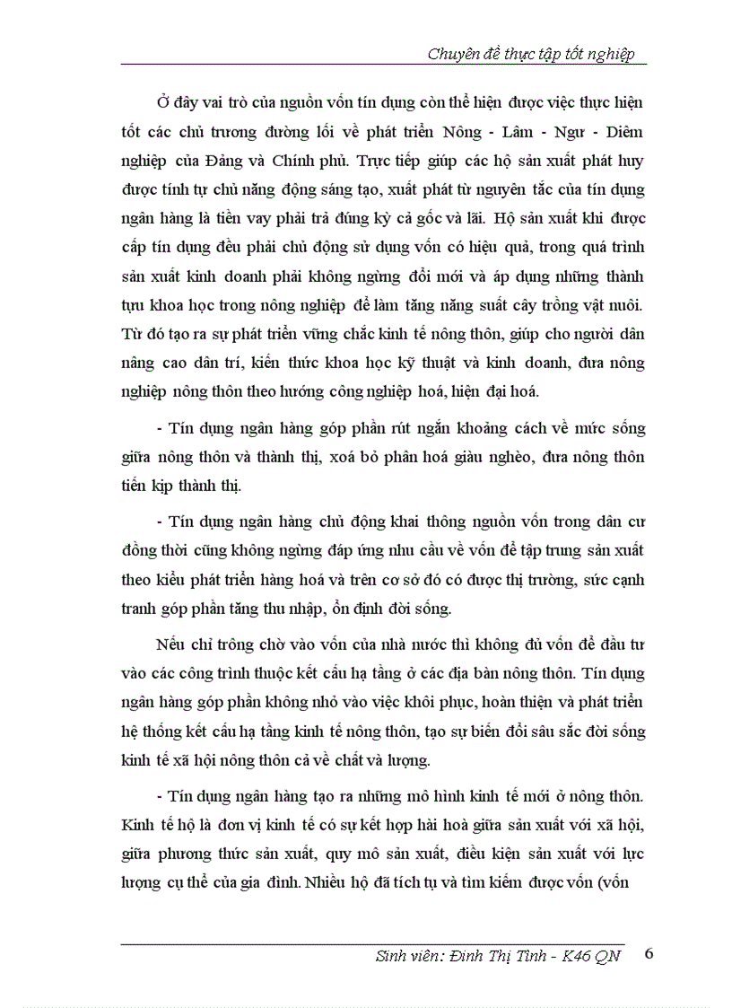 image for page Nâng cao chất lượng Tín dụng hộ sản xuất tại NHNo & PTNT Tỉnh Hà Tĩnh